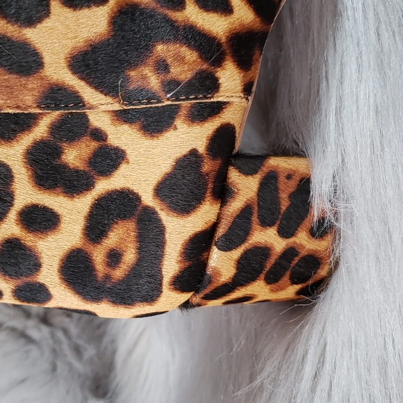 Madewell Leopard Calf Skin Leather Booties size 8 - Picture 4 of 6